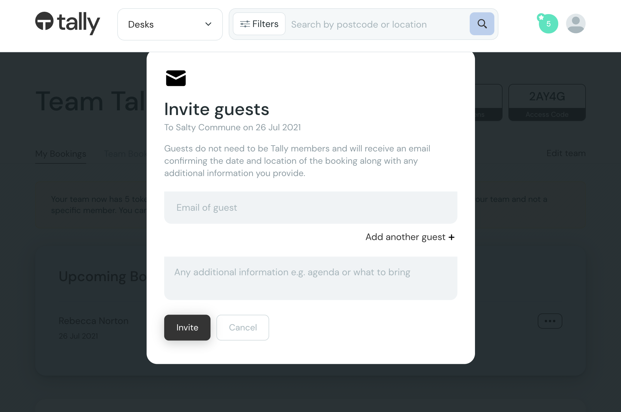 invite guests