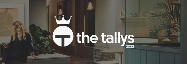 The Tallys 2023 logo on Tally Workspace