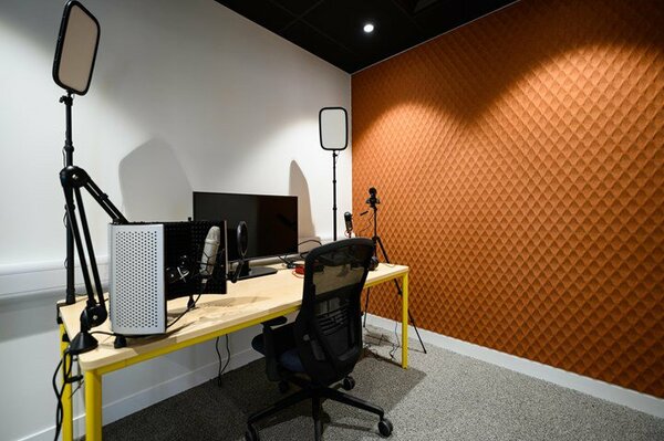 Podcast Studio at XCHG Coworking venue in London