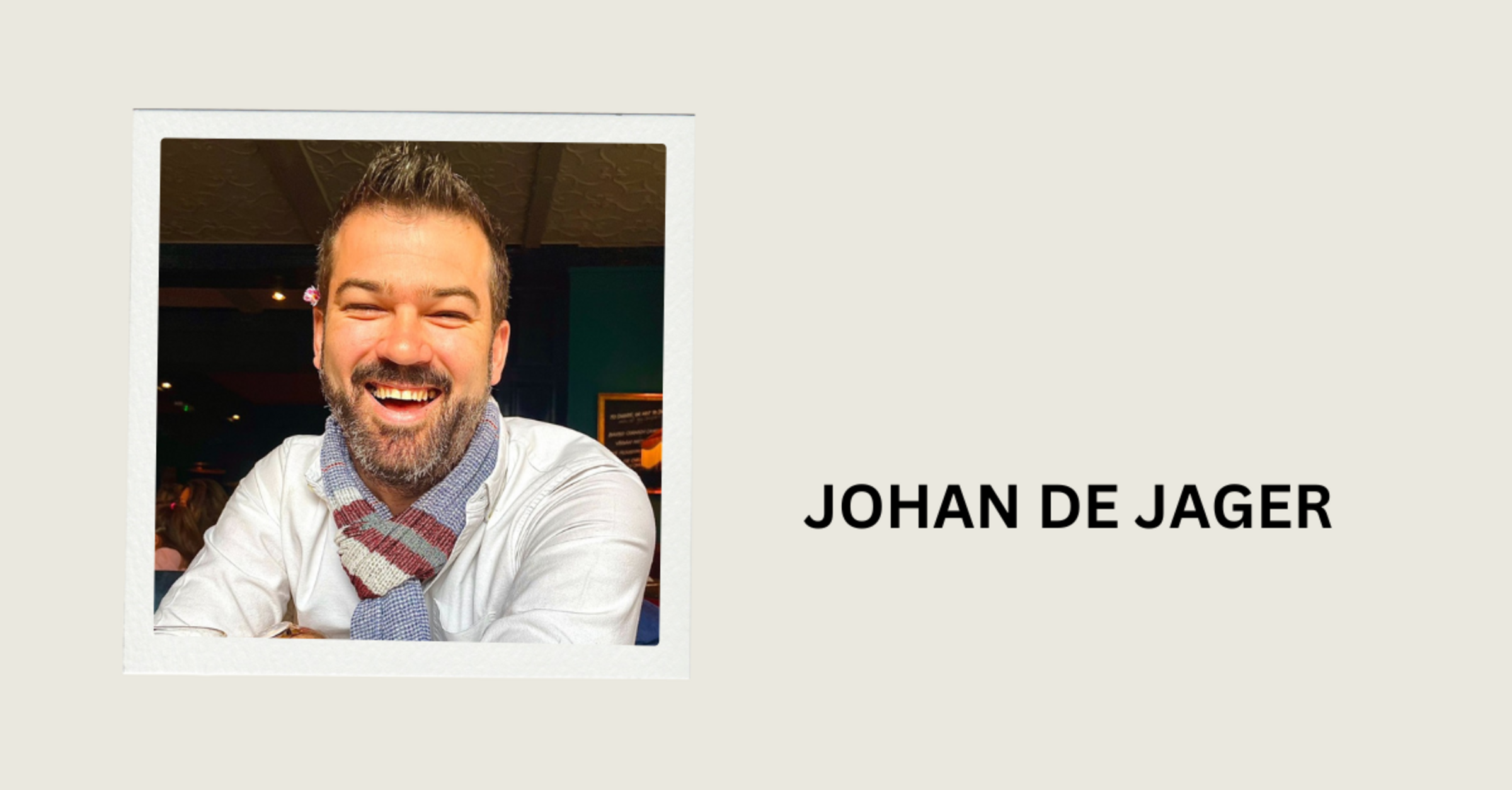 People Ops from the Top: Johan De Jager, Country Manager UK at YoungOnes 