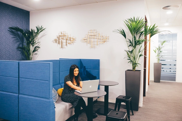 Coworking area and breakout space in Orega Glasgow