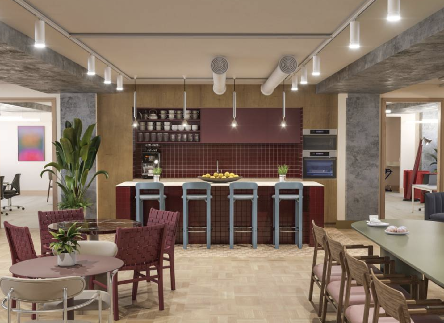 SCIRIS kitchen and dining area